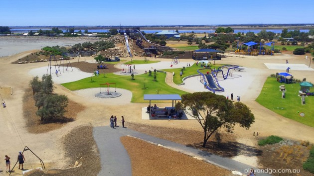 st kilda playground view from castle