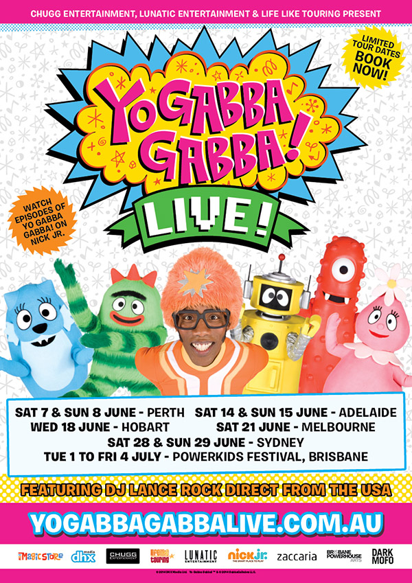 YO GABBA GABBA! LIVE! | 14 &amp; 15 June 2014 - Play and Go