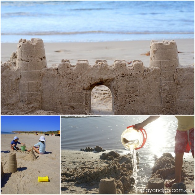 2013-01-20 henley beach sandcastles