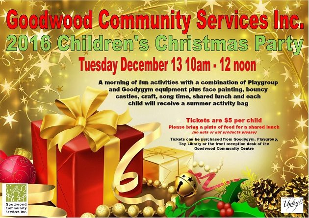 Goodwood Community Services Children's Christmas Party