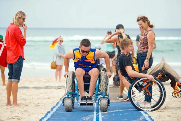 accessible beach day