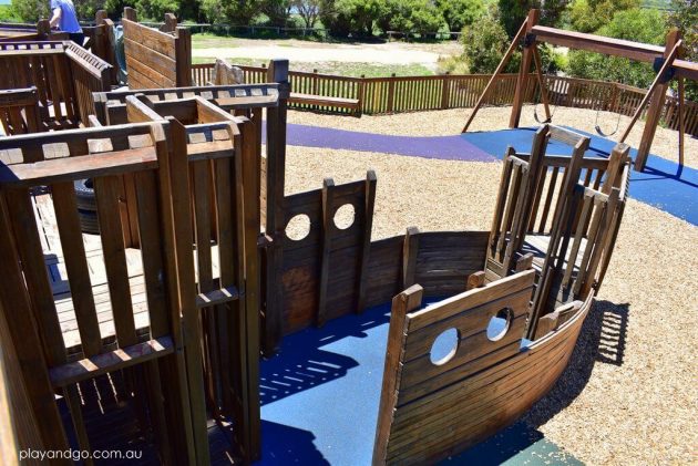  Playground Pt Noarlunga wooden ship