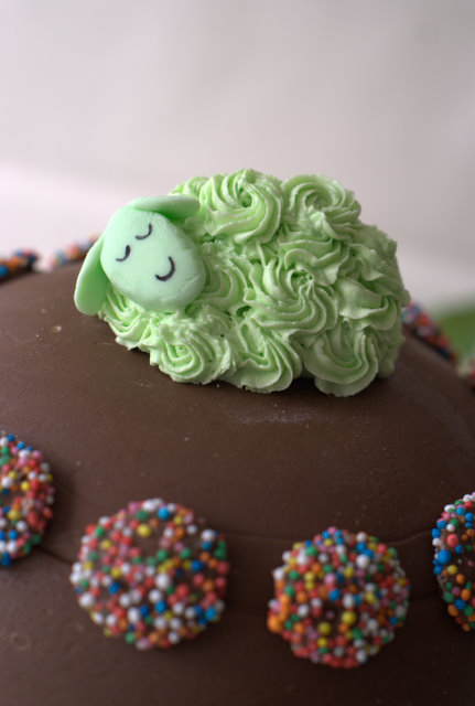 green sheep birthday party