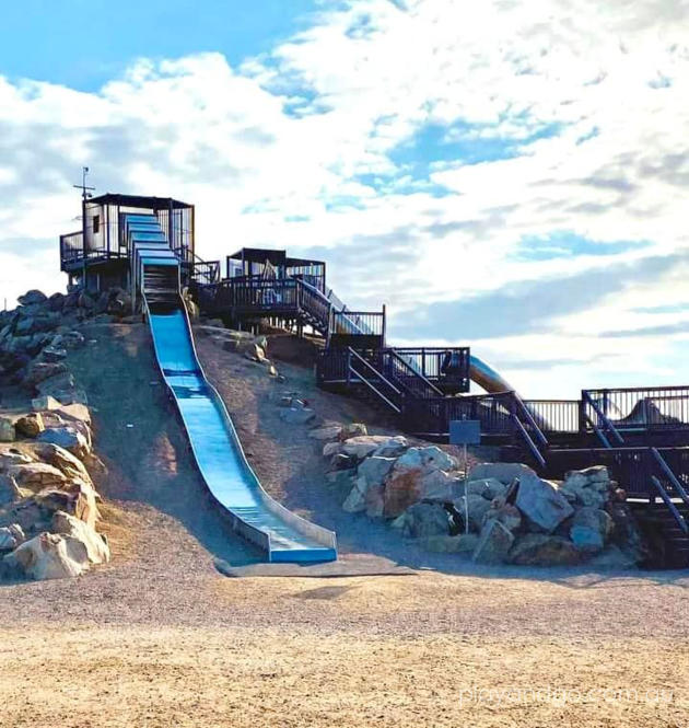 St Kilda Adventure Playground Adelaide Slides