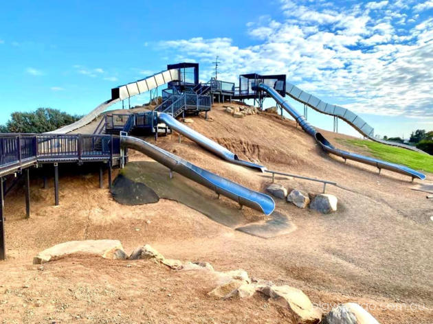 Slides St Kilda Adventure Playground Adelaide