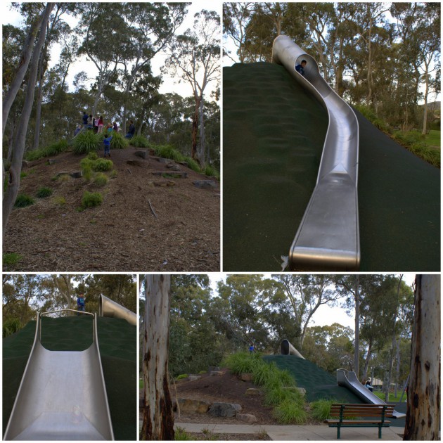 Hazelwood Park Playground slides