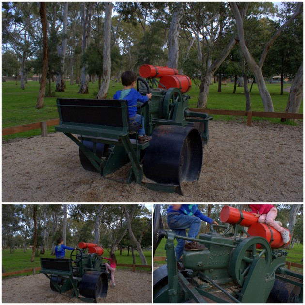 Hazelwood Park Playground steamroller