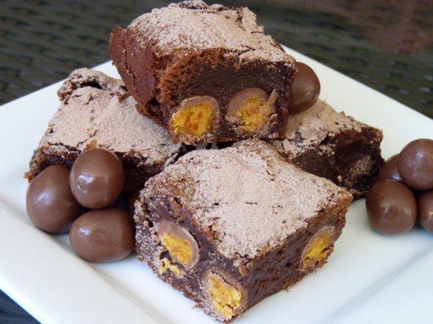 Fruchocs Brownies on plate