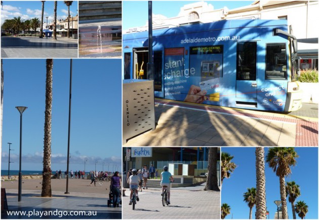 a day in glenelg - tram to glenelg