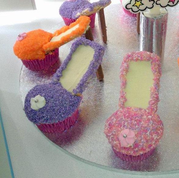high heel cupcakes - Musely