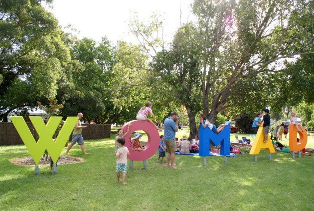 womad kidzone letters