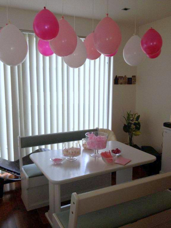 Floating Balloons from the Ceiling