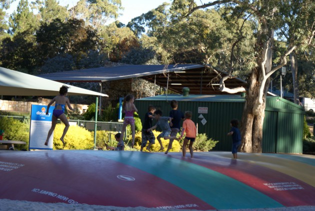 jumping pillow kids jumping