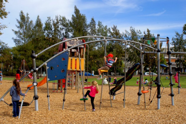 helicopter park climbing frame older