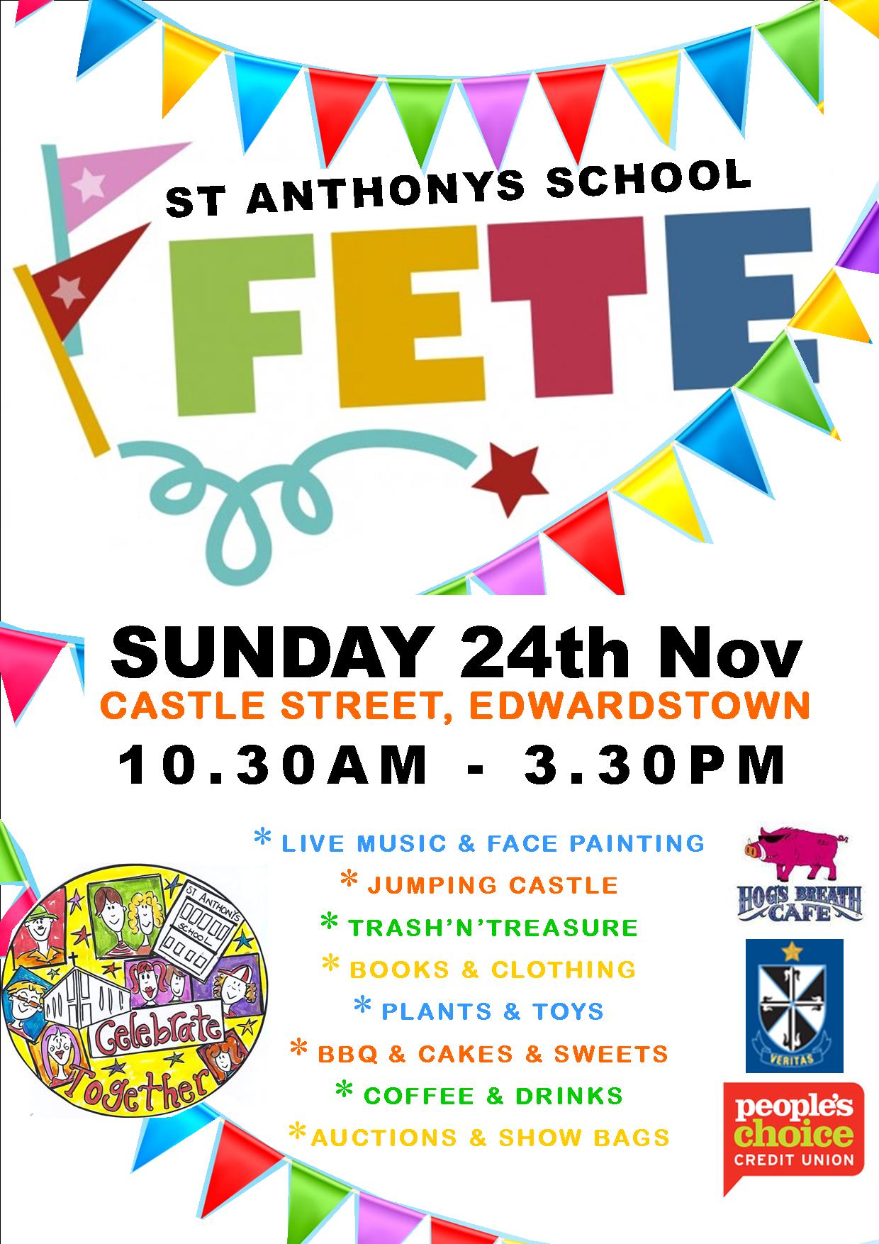 St Anthony's School Fete | 24 Nov 2013 - What's on for Adelaide