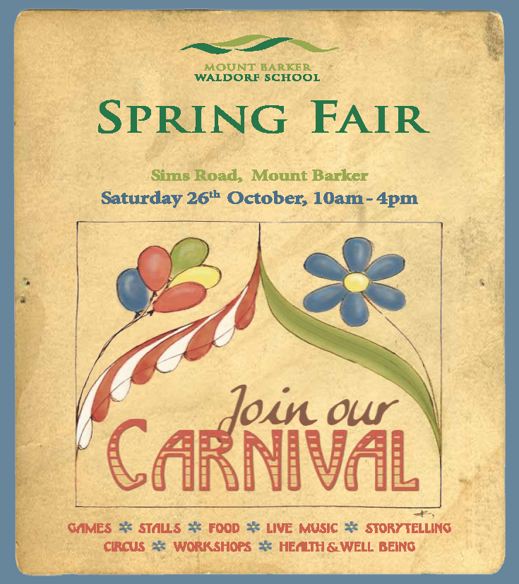 Mount Barker Waldorf School Spring Fair 26 October 2013 Play