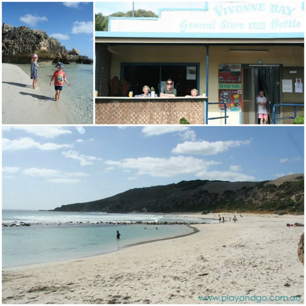 Kangaroo Island Holiday with kids Vivonne Bay