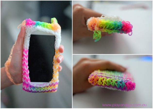 loom band ipod cover