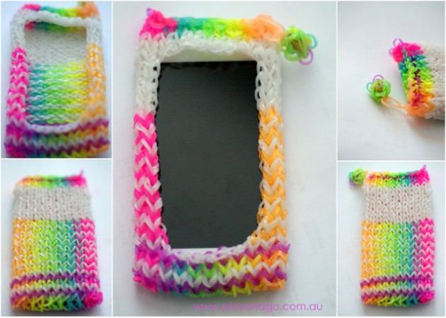 loom band ipod cover