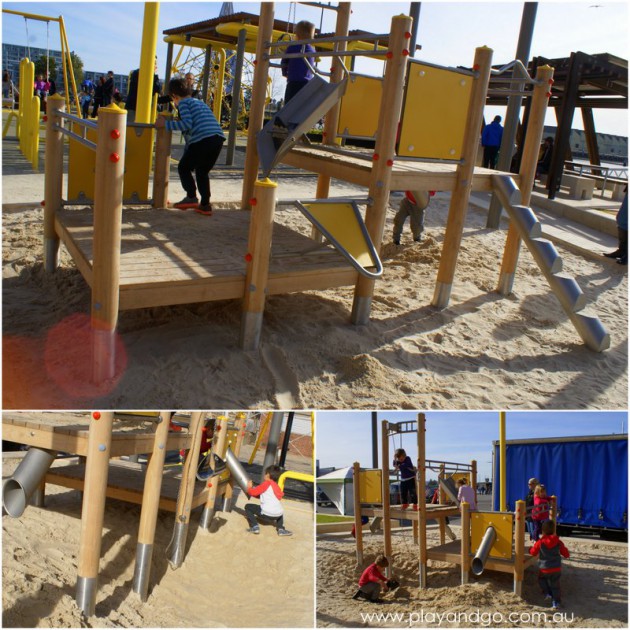 Harts Mill Playground sand pit 