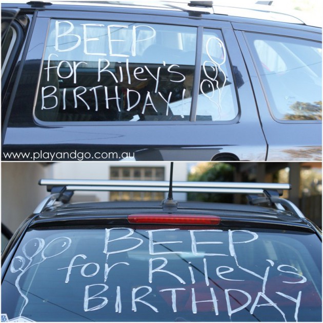 beep for birthday car