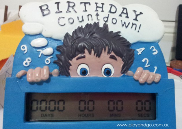 custom birthday countdown