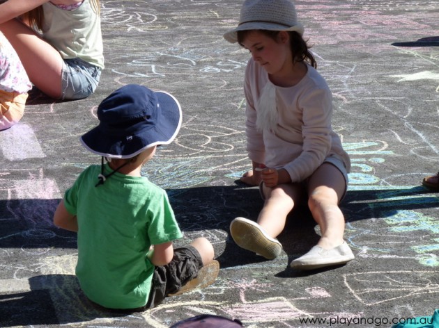 CU-Pageant-chalking