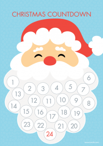 Countdown to Christmas | Santa Beard Advent Calendar - Play & Go ...