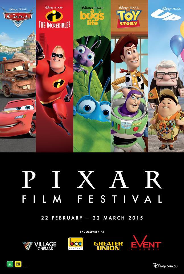 Pixar Film Festival 22 February 22 March 2015 Play & Go