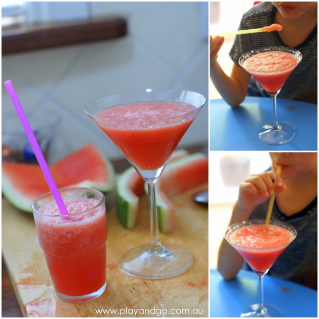 Watermelon Shake glasses