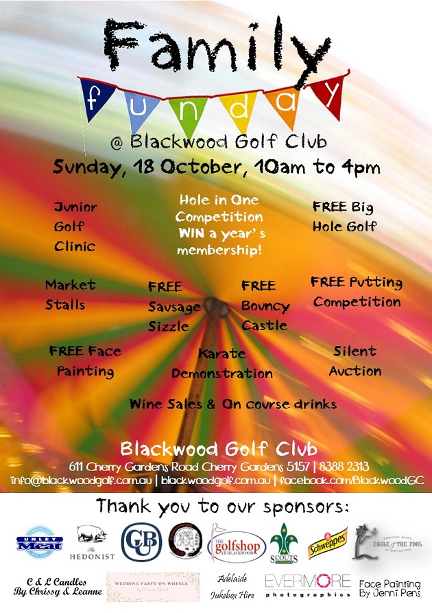 Blackwood Golf Club Family Fun Day | 18 Oct 2015 - What's on for