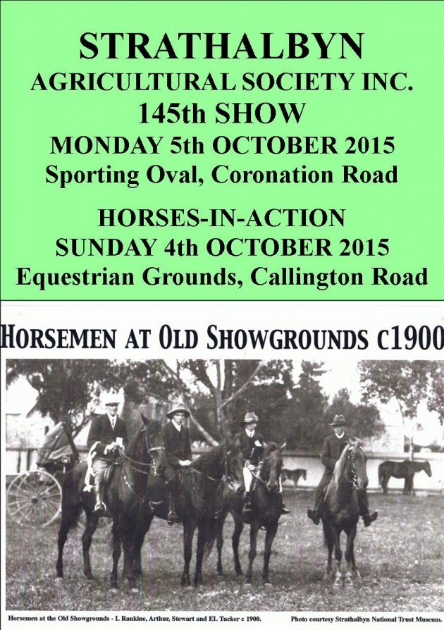 horsemen at showgrounds