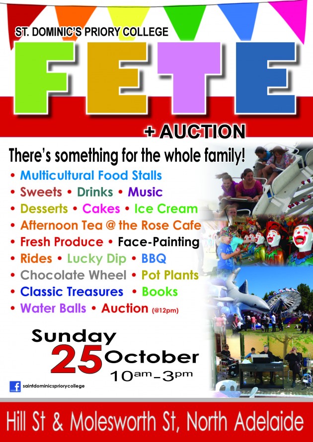 St Dominic’s Priory College Fete & Auction | 25 Oct 2015 - Play & Go ...