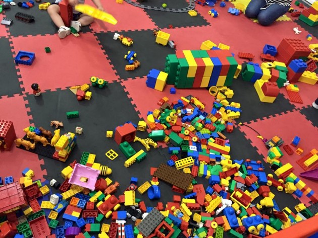 inside the brick toddlers area