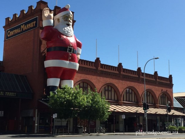 Father Christmas at Central Market 2015