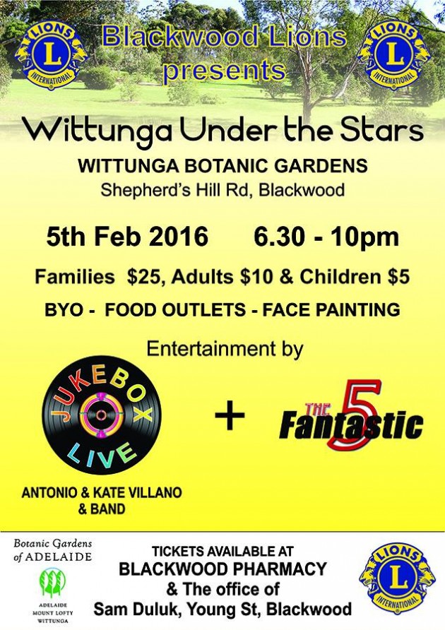 Wittunga under stars poster