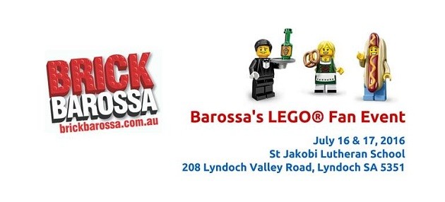 sej Formode Kostbar Brick Barossa | 16 & 17 Jul 2016 - Play & Go AdelaidePlay & Go Adelaide
