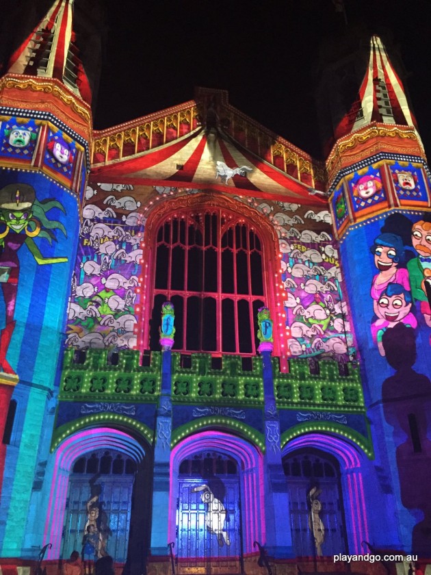 Fringe Illuminations 2016 Bonython Hall