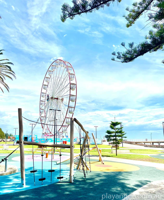 Glenelg Foreshore playground and giant ferris wheel