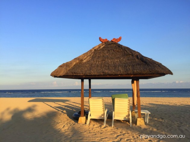 Nusa Dua beach in front of Grand Hyatt Bali