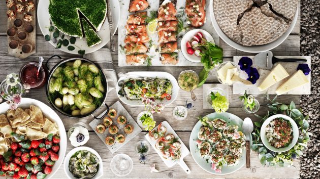 swedish midsummer smorgasbord