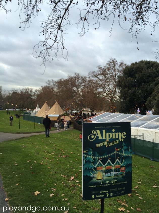Alpine Winter Village in Adelaide Ice Skating & Festivities on the