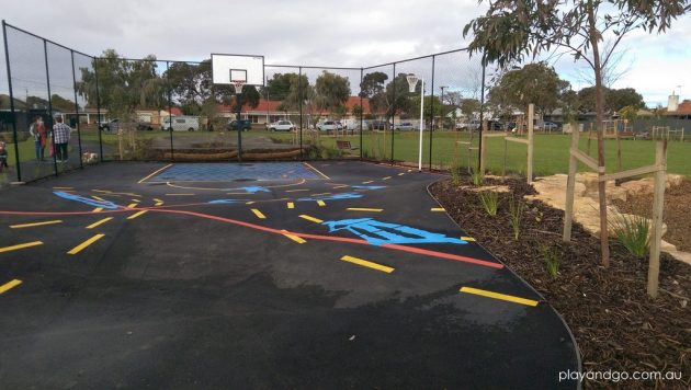 Jervois St playground basketball