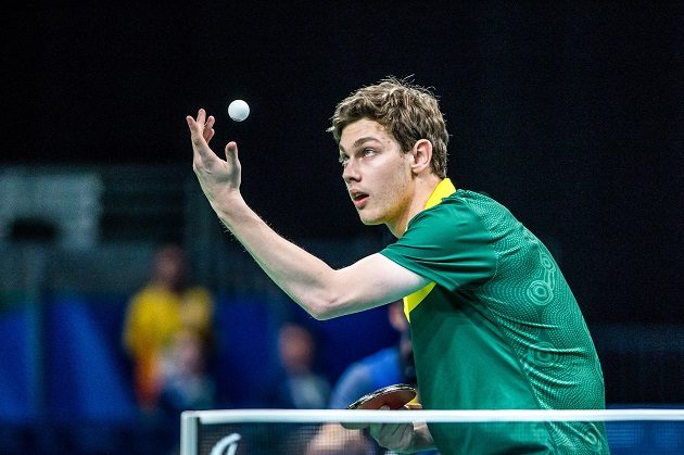 Samuel von Einem takes home the silver medal in a hard fought match in mens table tennis on day 5 at Riocentro Pavillion 3. 2016 Paralympic Games - RIO Brazil Australian Paralympic Committee Monday 12th September 2016 © Sport the library / Drew Chislett