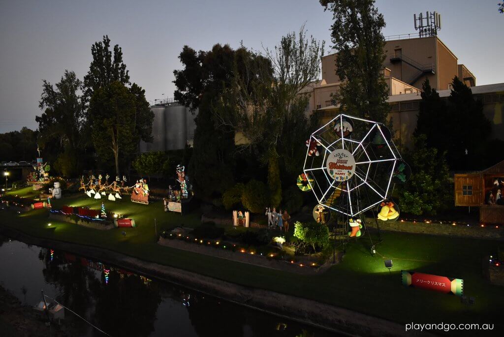 West Torrens Brewery Riverbank Christmas Lights Display 1325 Dec