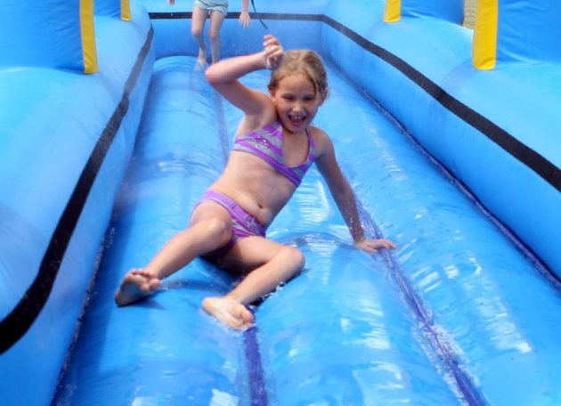 slipnslide inflatable waterpark adelaide