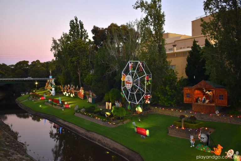 West Torrens Brewery Riverbank Christmas Lights Display 1325 Dec