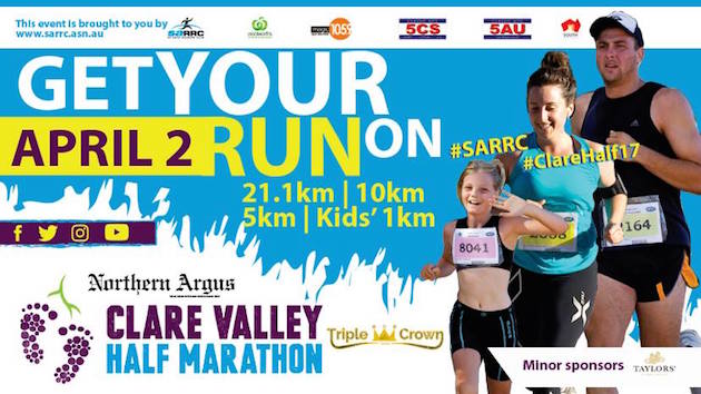 Clare Valley Half Marathon | 2 Apr 2017 - Play & Go AdelaidePlay & Go ...
