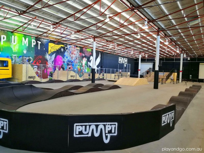 Pumpt Adelaide  Indoor BMX Mountain Bike Scooter Park 