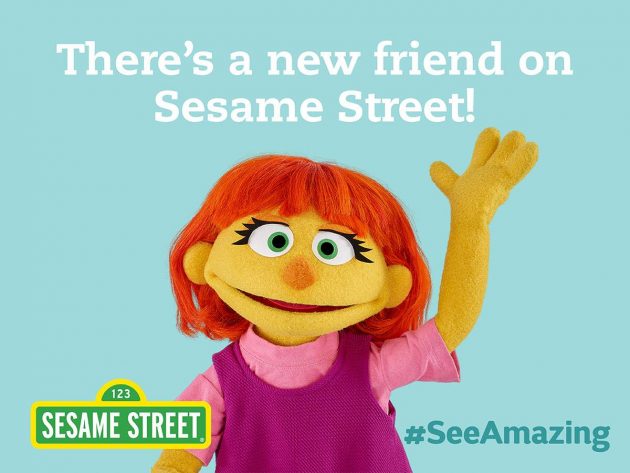 see amazing julia on sesame street